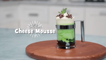 Melon Cheese Mousse